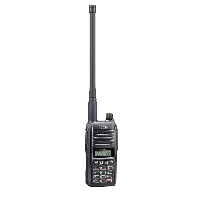 ICOM Flugfunkgerät IC-A16E (mit COM Kanäle) V12, mit Bluetooth®