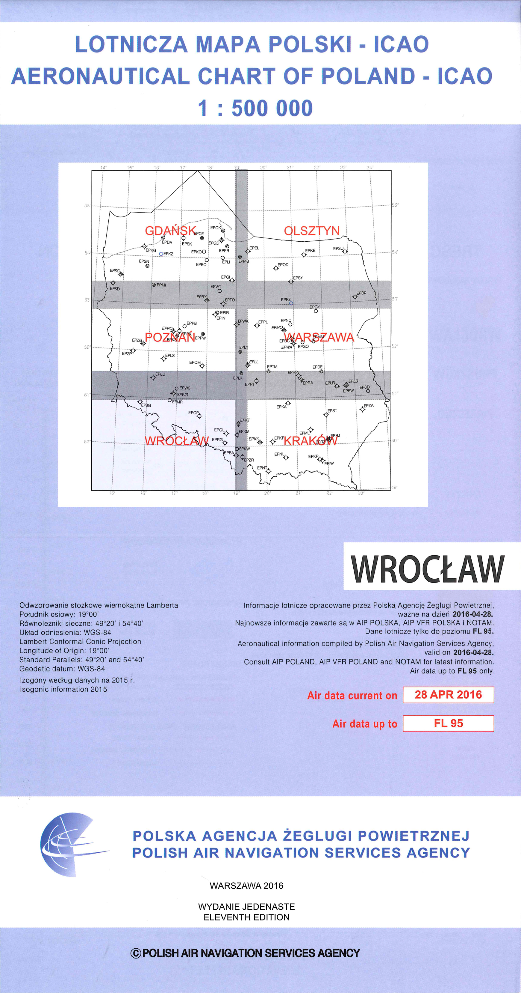 ICAO-Karte Polen: Wroclaw