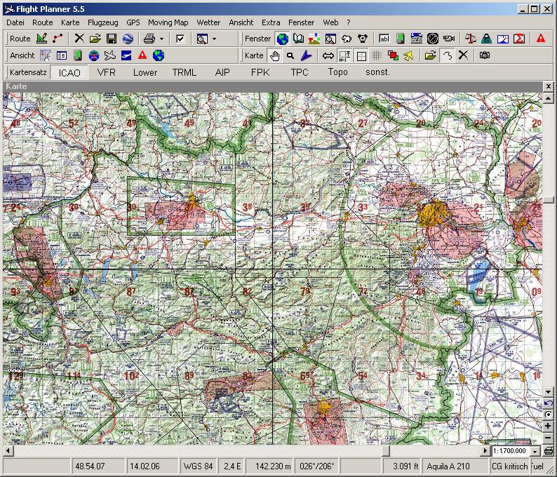 Flight Planner - Visual 500 - Netherlands inkl. VFR Anflugkarten (gibt es nicht mehr - NEU BENELUX)