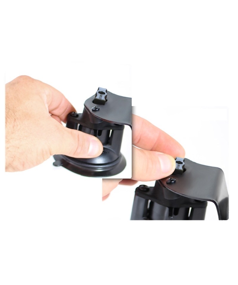 Doppel-Saugfußbasis mit Gelenken für gewölbte Oberflächen (RAM-B-189B-PIV1U) RAM MOUNTS