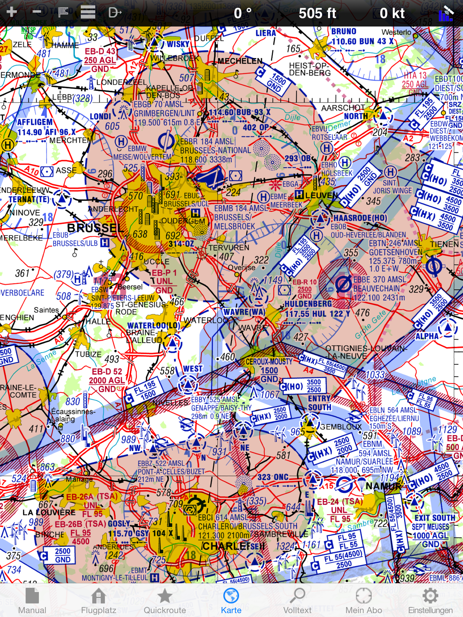 Add-on zum VFRiManual: Visual 500 Belgium (Ausgabe 2015)