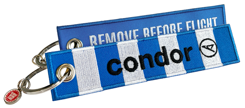 Schlüsselanhänger - REMOVE BEFORE FLIGHT "CONDOR" - Set