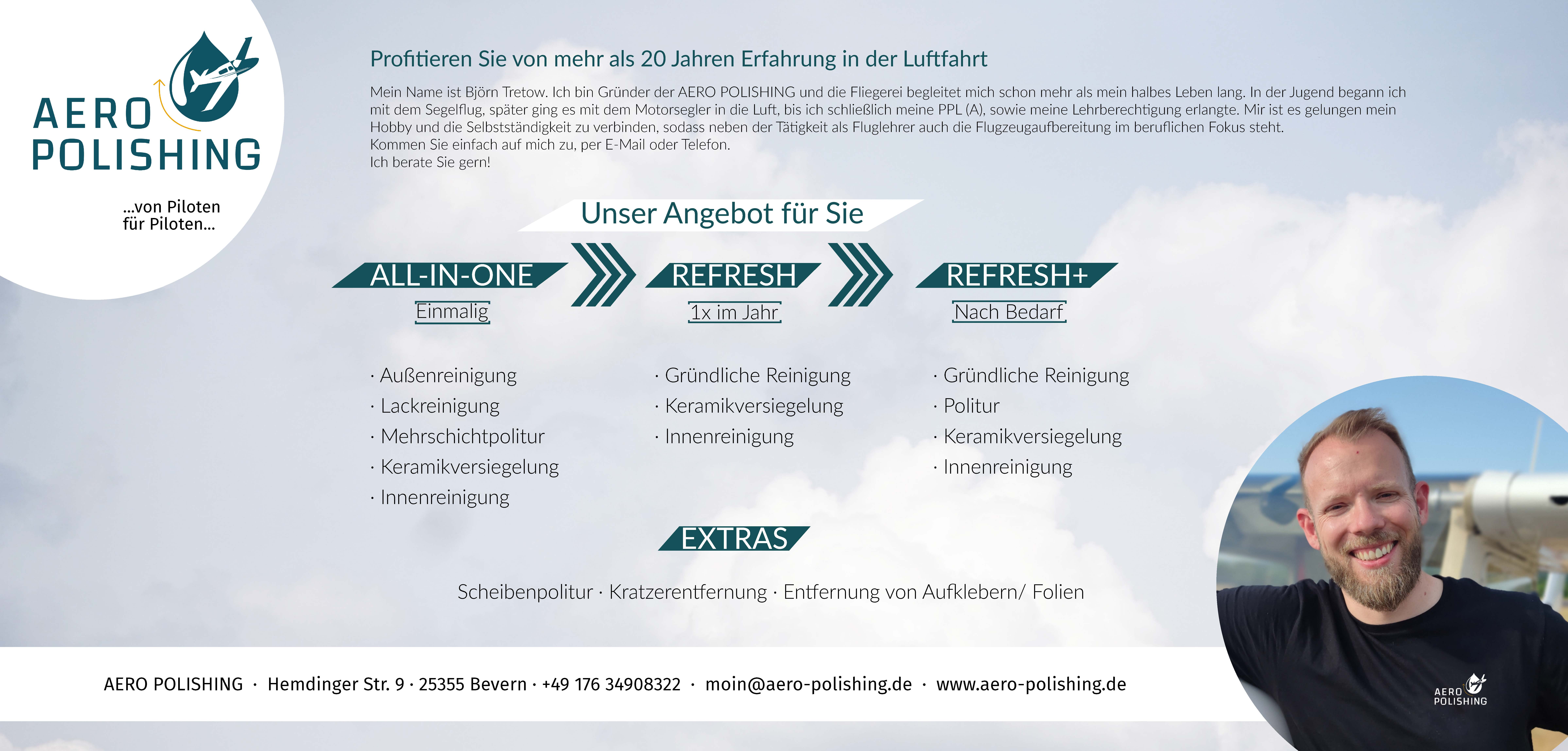 All-in-One Flugzeugreinigung (E-Klasse)