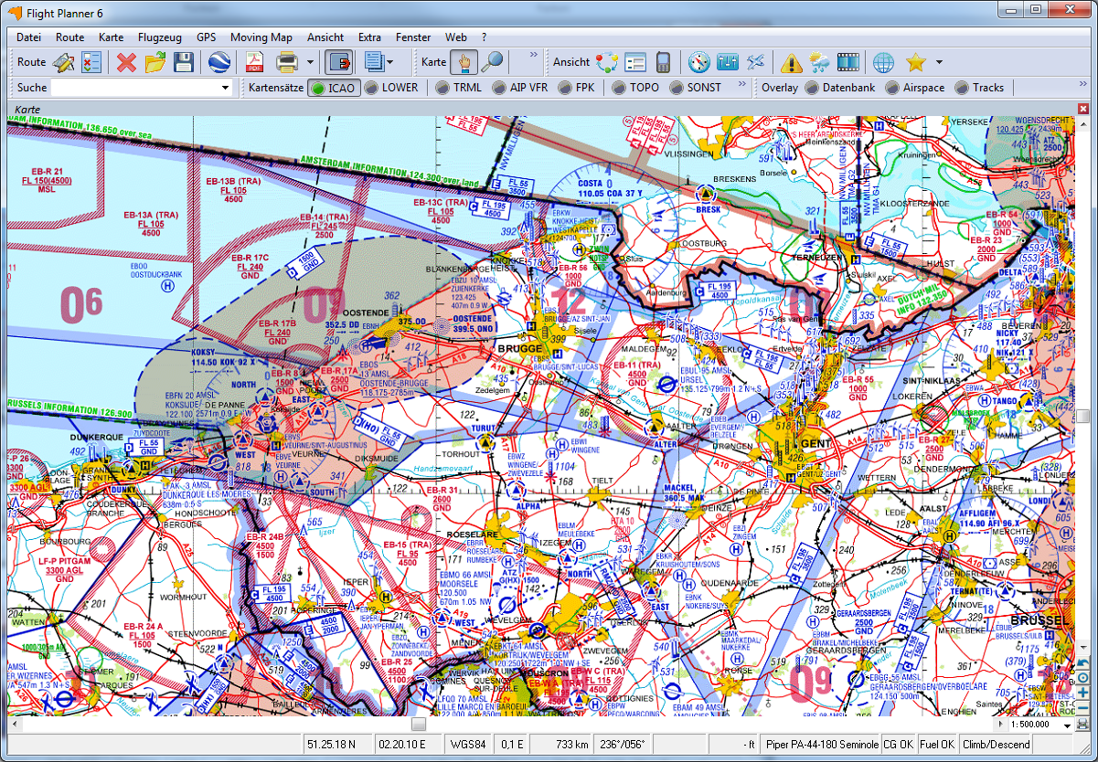 Flight Planner - Software inkl. ICAO-ME