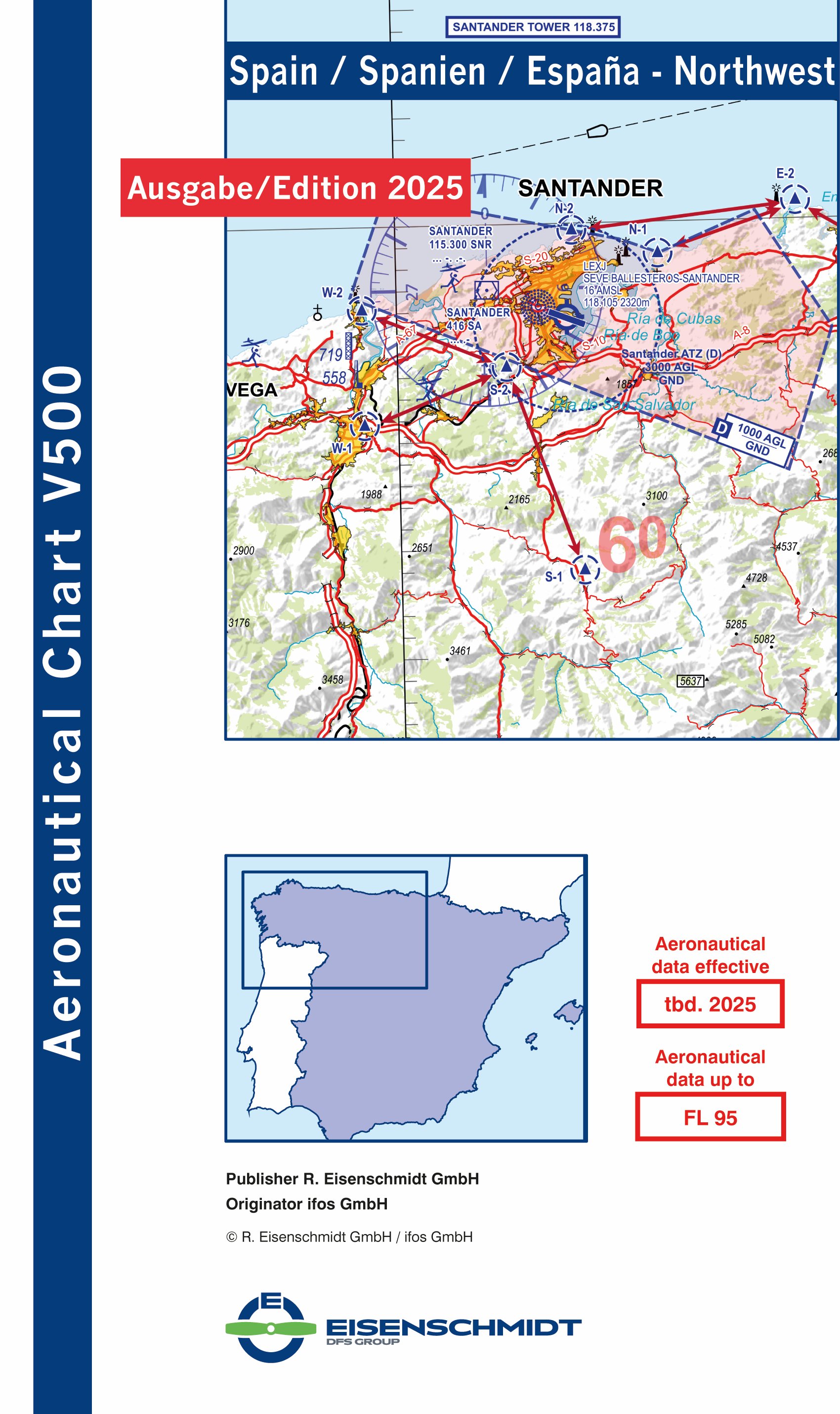 V500 Spain, Blatt Northwest (Ausgabe 2025)