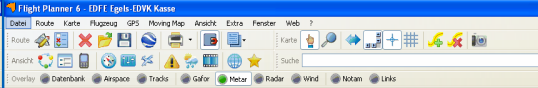 Flight Planner - Software inkl. ICAO-Karte Deutschland