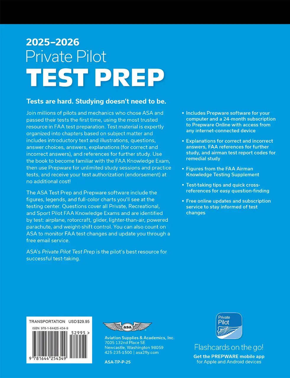 Test Prep 2025-2026: Private Pilot (Buch)