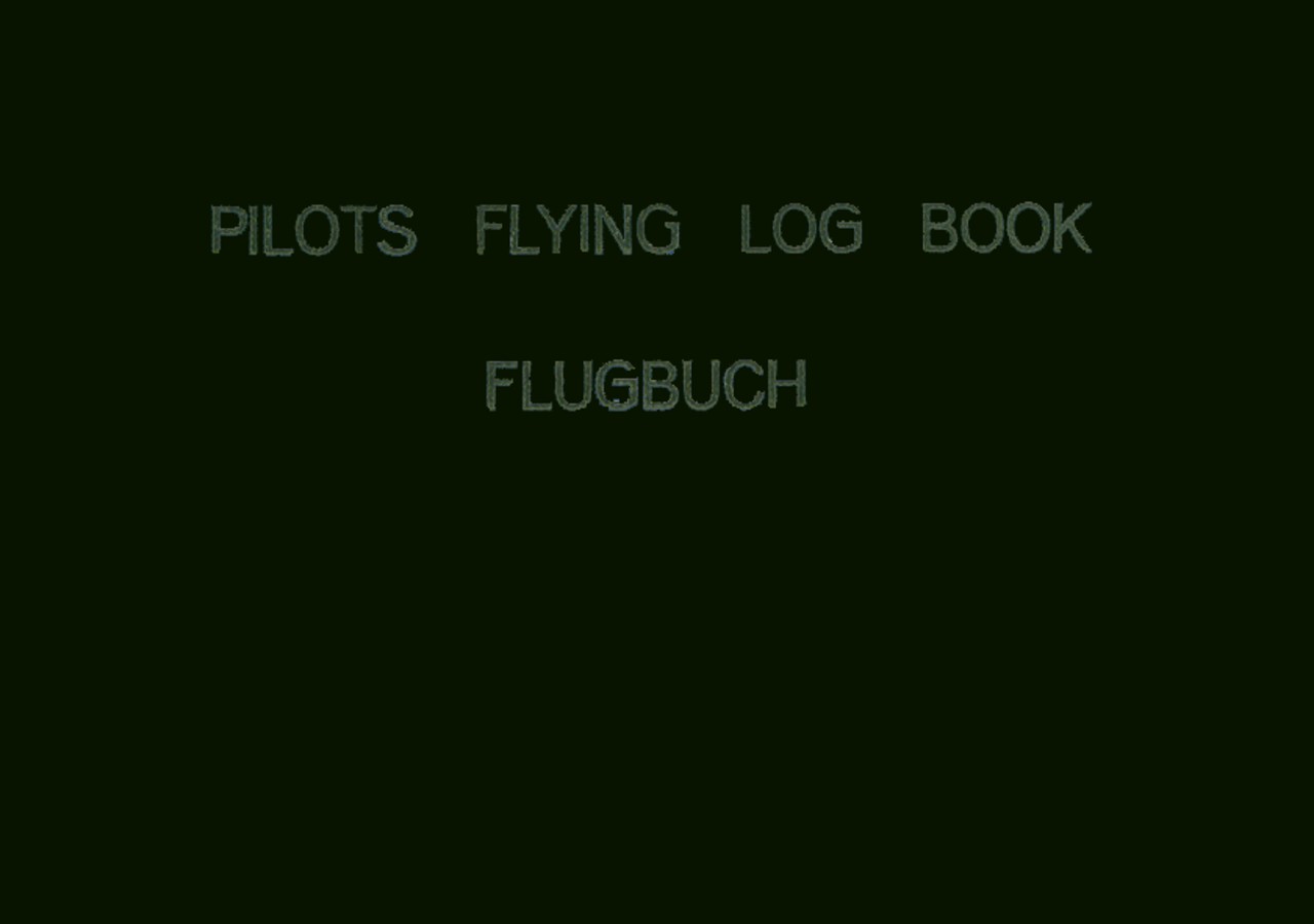 PILOTS FLYING LOG BOOK (schwarz)