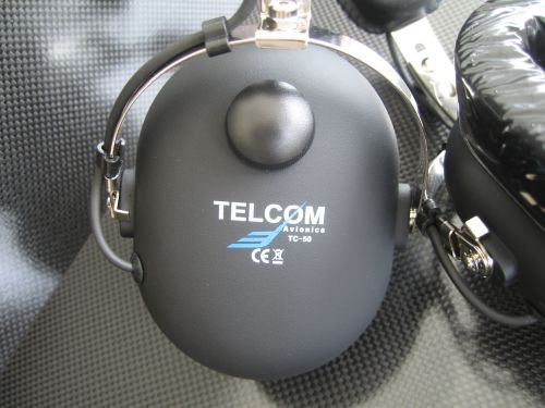 TELCOM TC-50 AS Aviation Pilot Headset