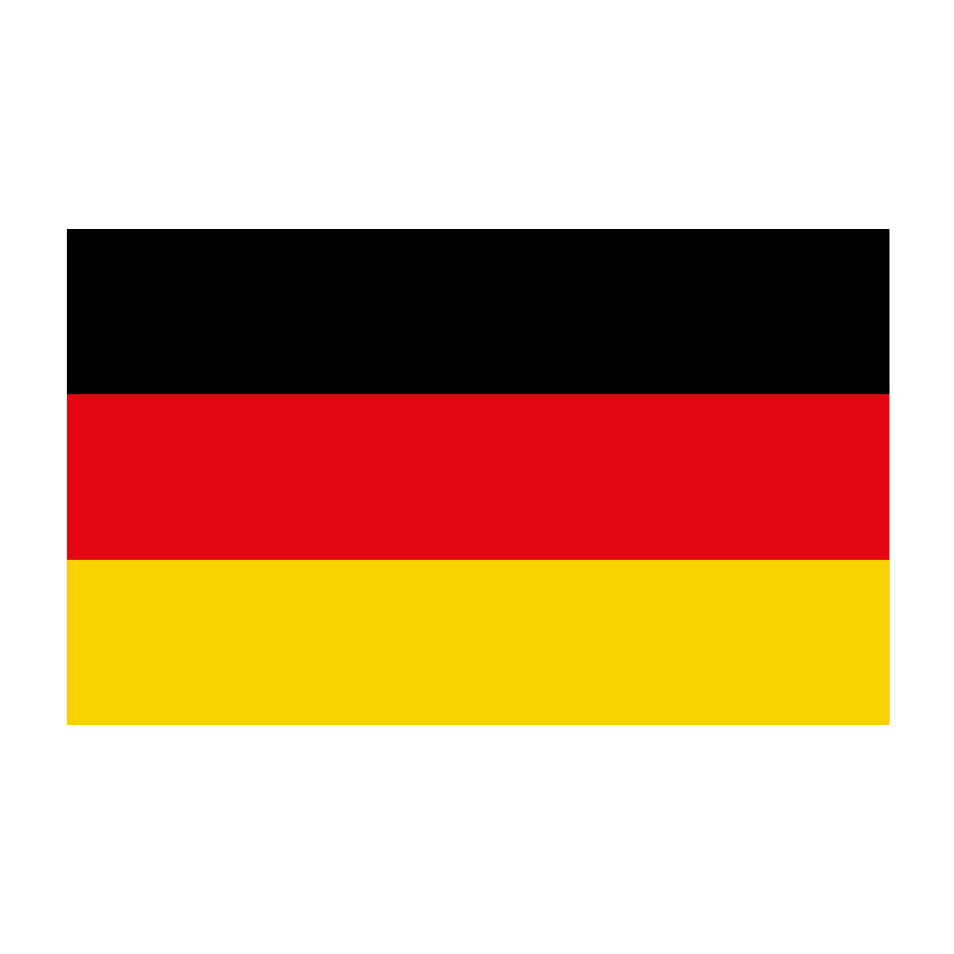 Bundesflagge Deutschland - Aufkleber (schwarz-rot-gelb)