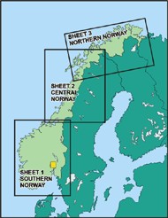 ICAO-Karte - Norwegen für Flight Planner