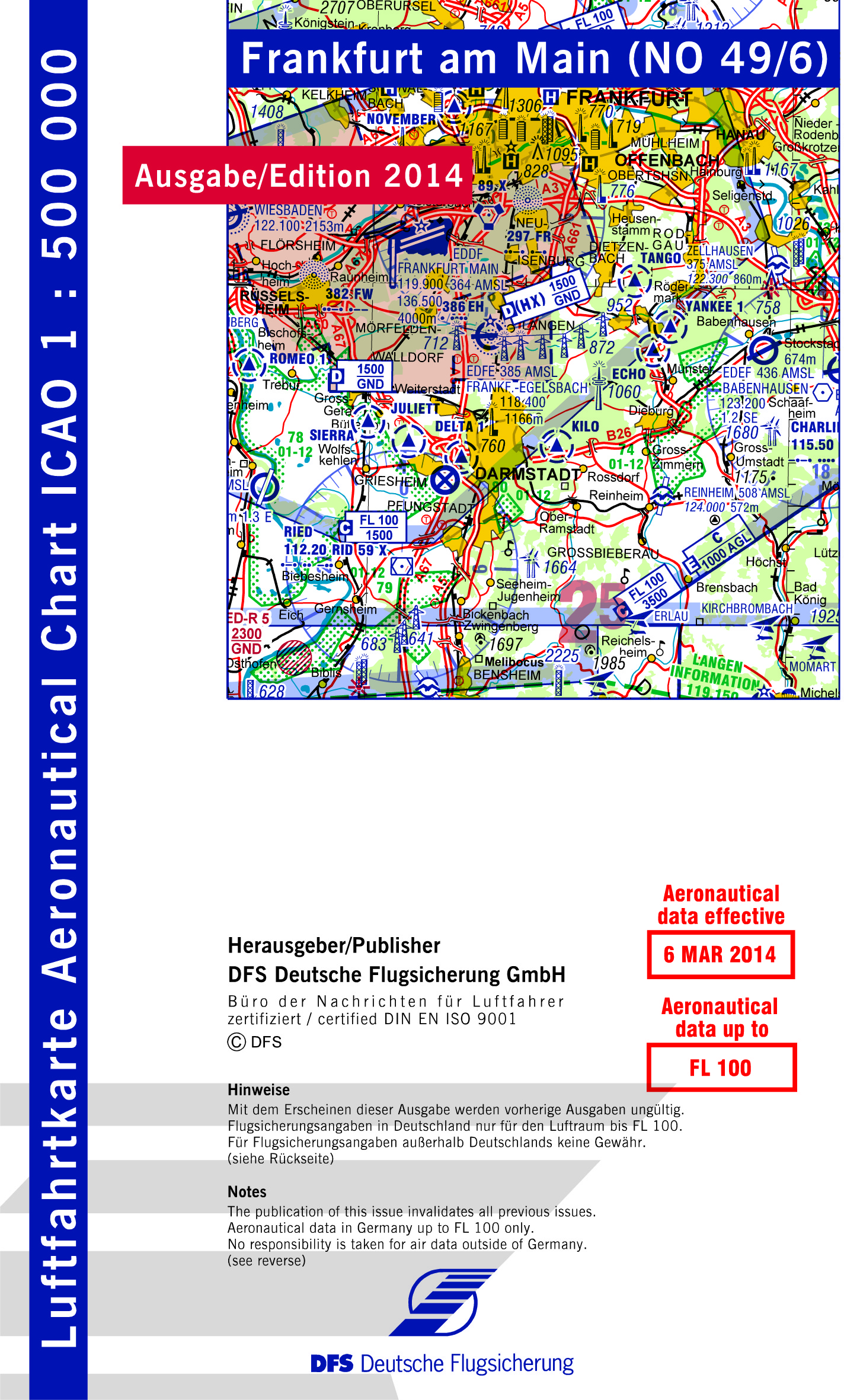 ICAO-Karte 1:500.000, Blatt Frankfurt