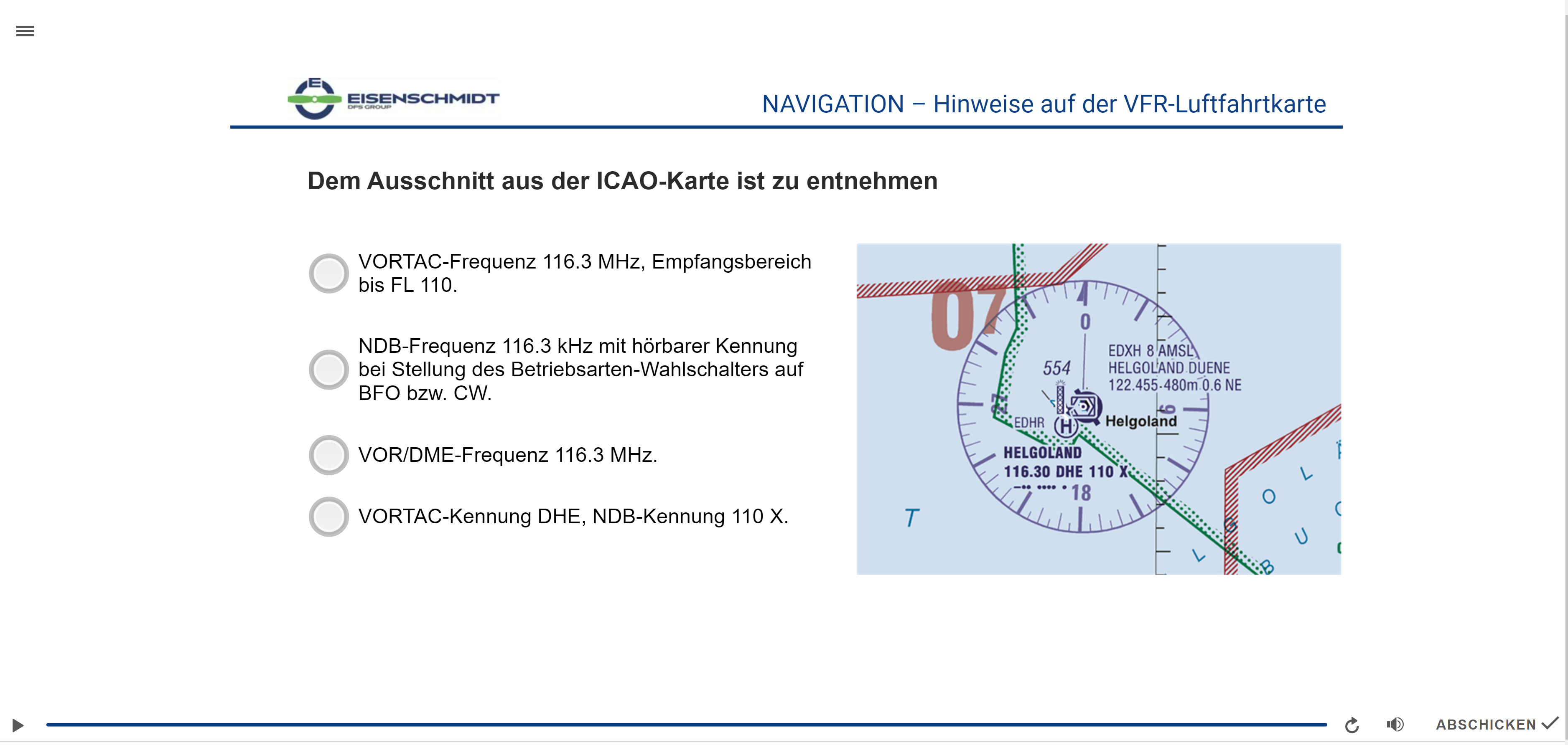 E-Learning Auffrischungskurs: Allgemeine Navigation