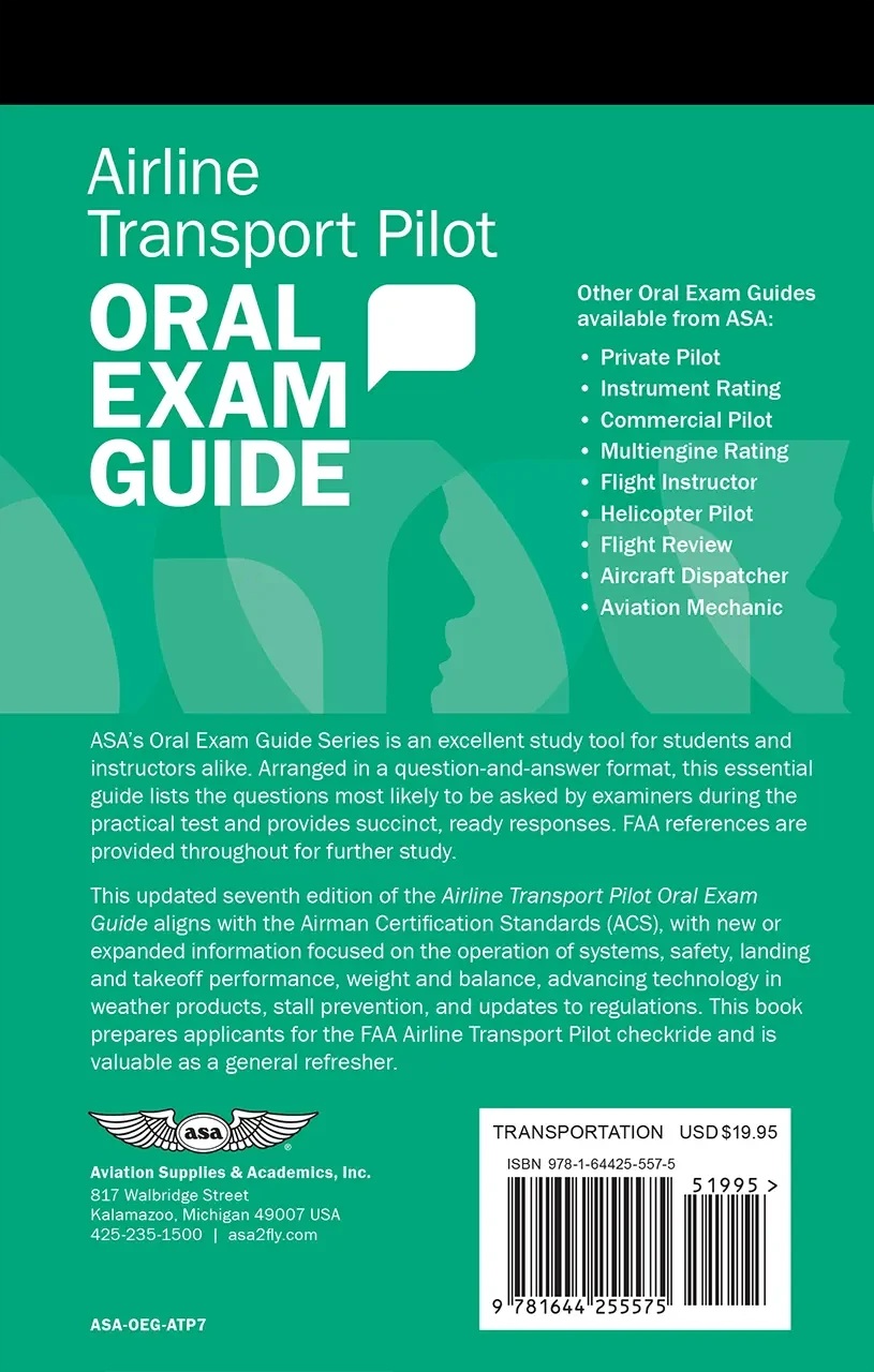 Oral Exam Guide: Airline Transport Pilot - 7th edition