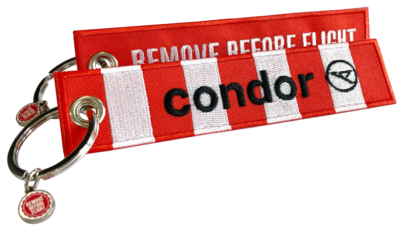 Schlüsselanhänger - REMOVE BEFORE FLIGHT "CONDOR" - Set