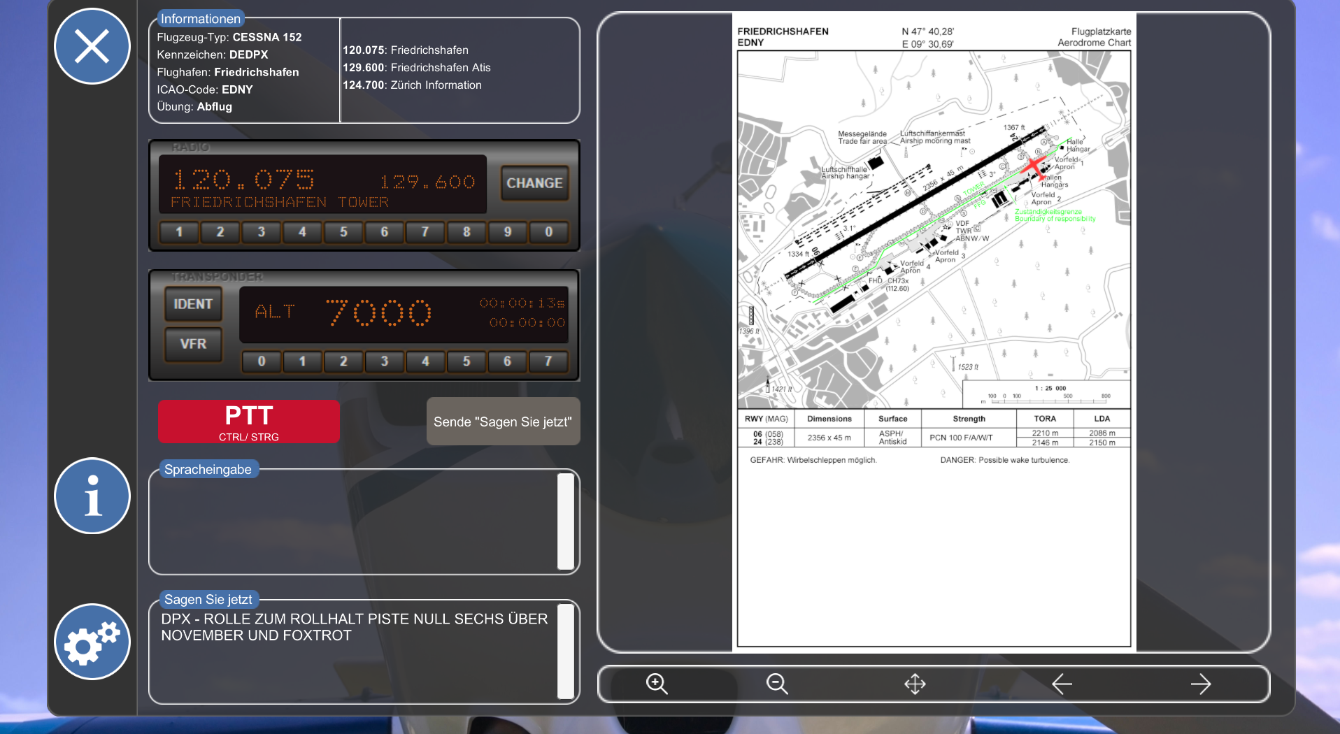 VFR Sprechfunk Simulator Version 5.x