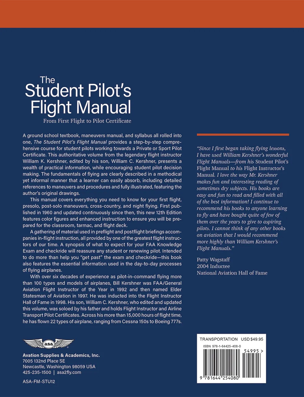 The Student Pilot´s Flight Manual (Softcover) - 12th Edition