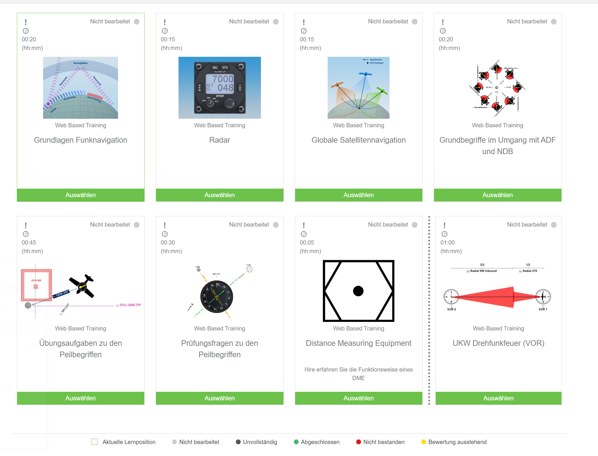 E-Learning Course: Radio navigation