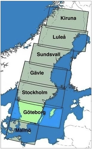 ICAO-Karte Schweden: Göteborg Ausgabe 2024
