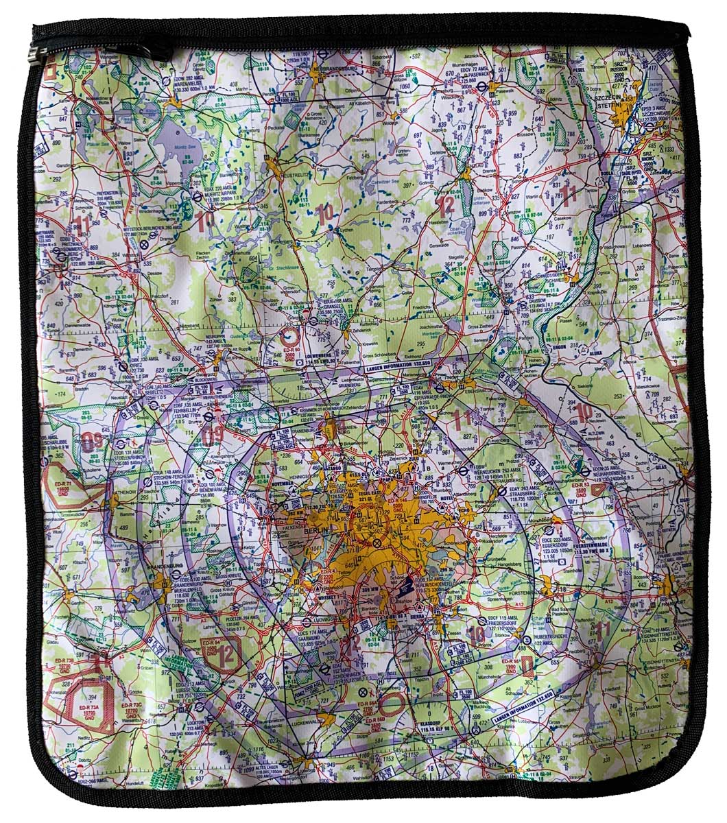 ICAO-Chart Flap for MapBag Echo Sierra (without bag)