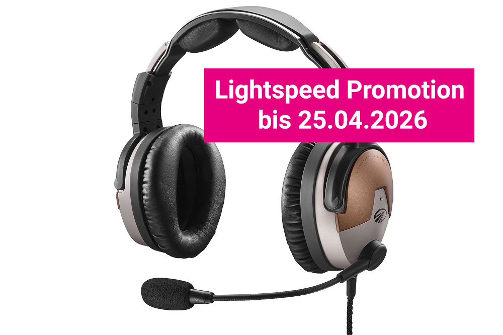 Lightspeed Delta Zulu, ANR-Headset mit PJ-Stecker (Batteriefach)