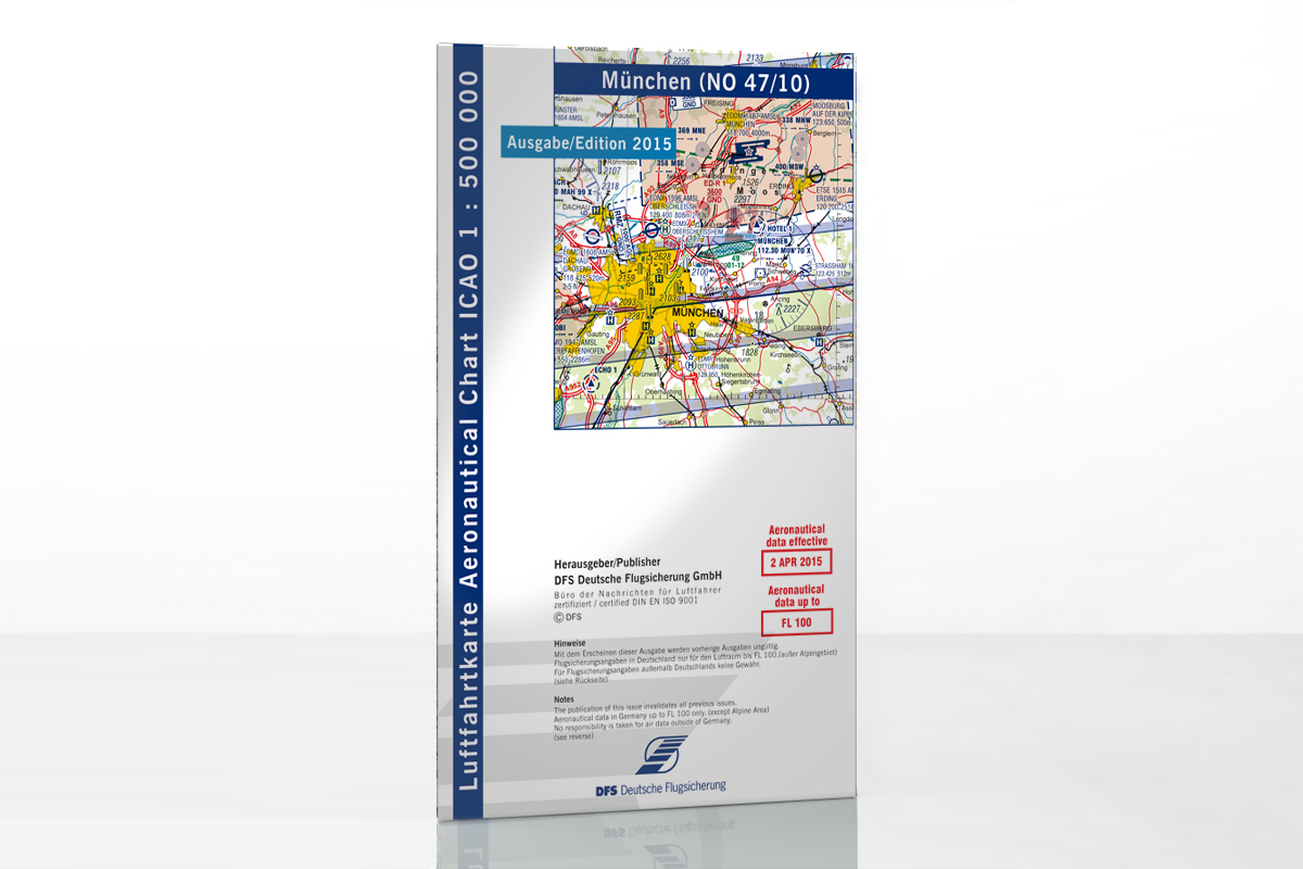 ICAO-Karte 1:500.000, Blatt München