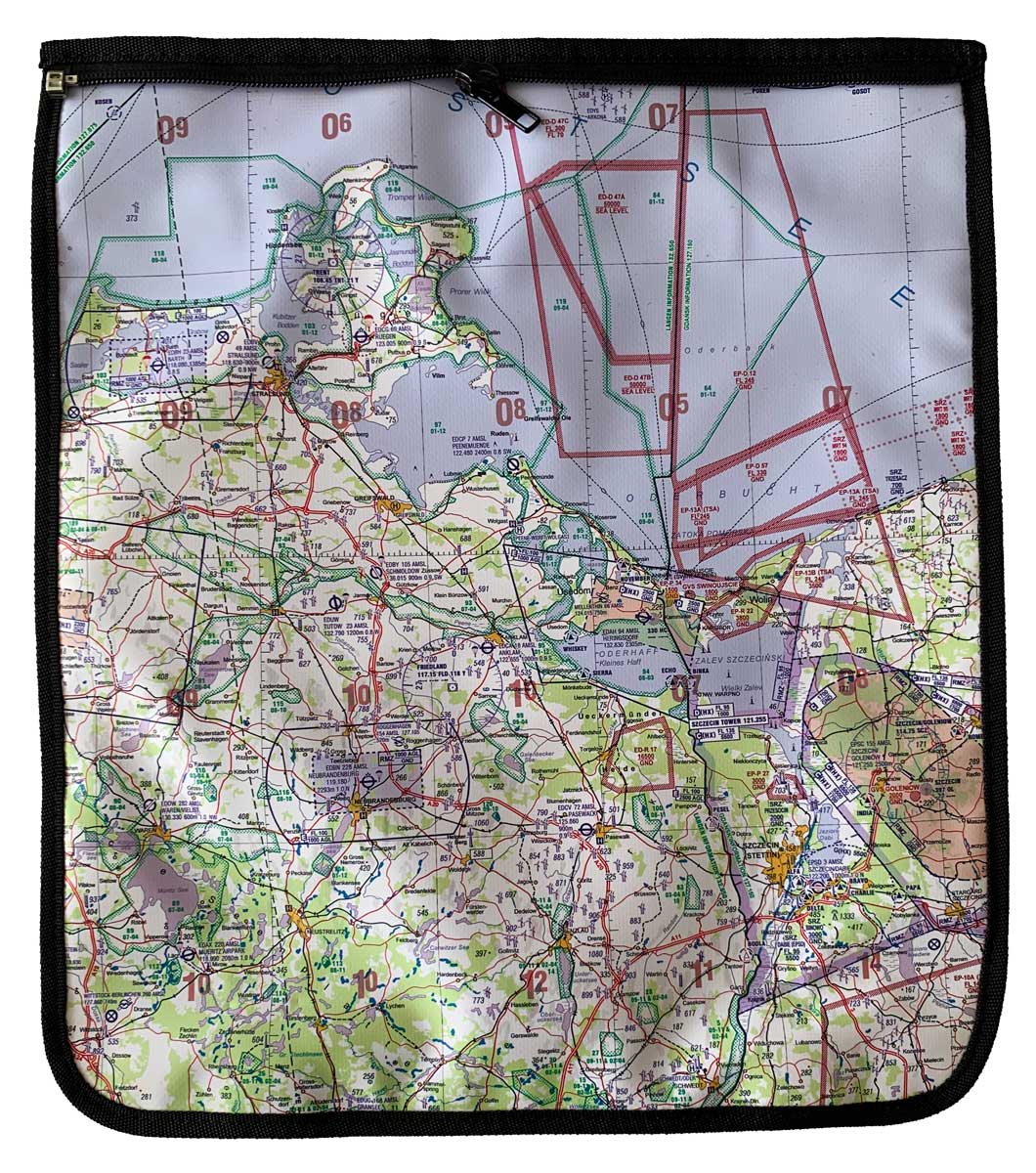 ICAO-Chart Flap for MapBag Echo Sierra (without bag)