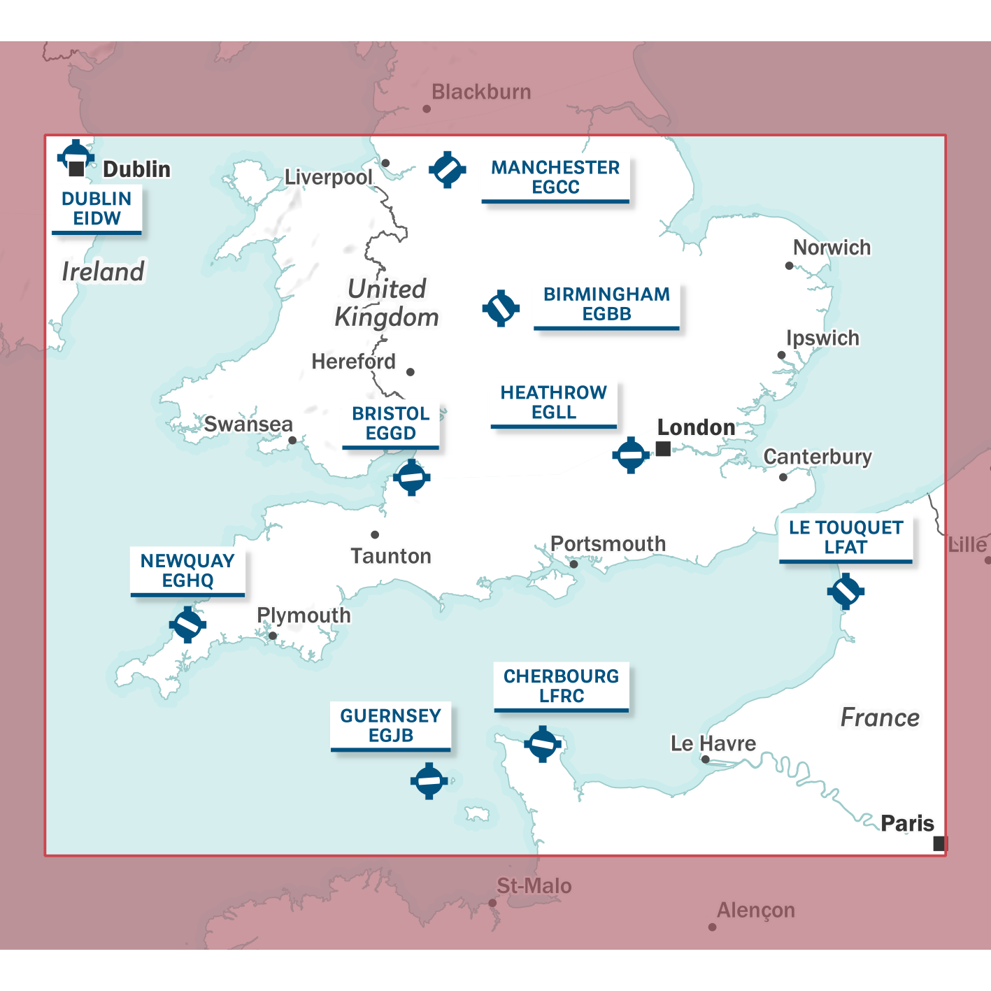 AIR MILLION: VFR-Zoom-Karte Southern England & Wales 1:500.000 (Edition 2026)