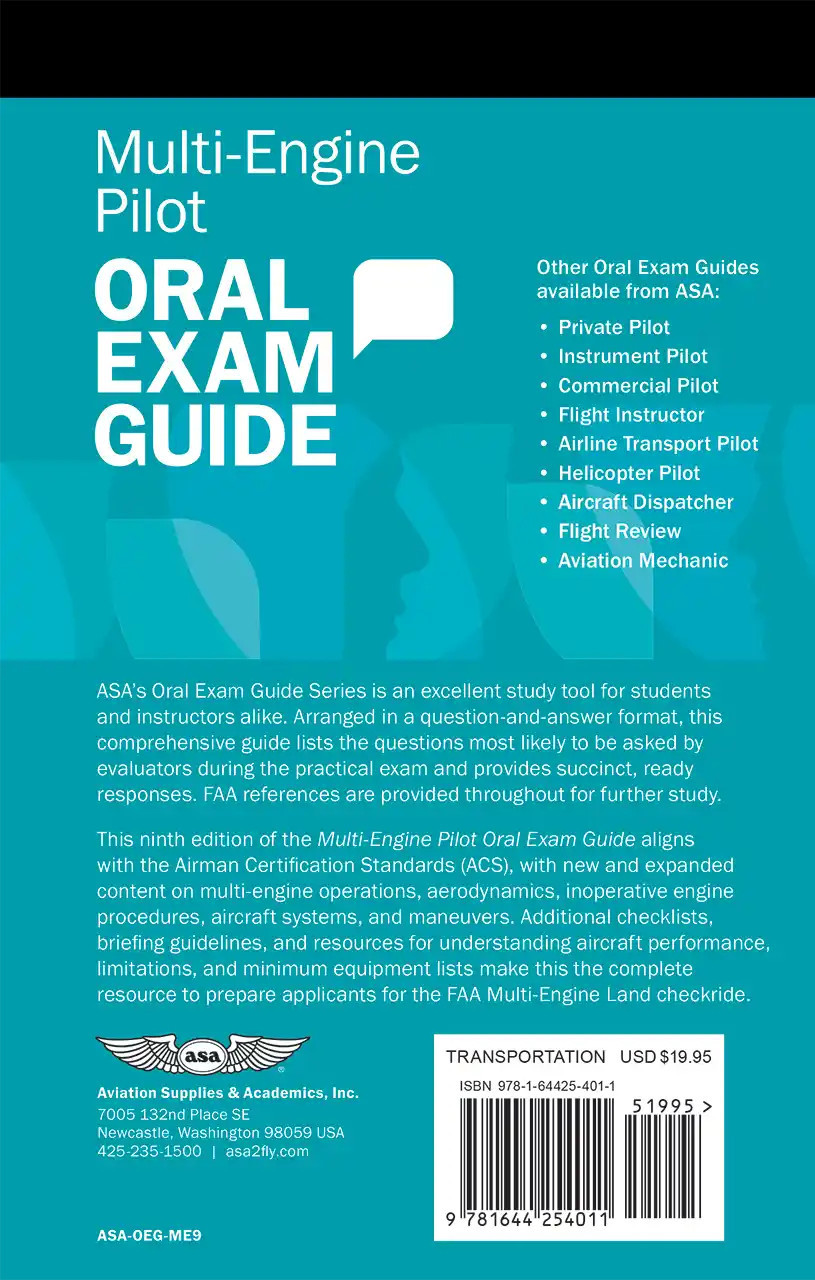 Oral Exam Guide: Multi-Engine, 9th Edition