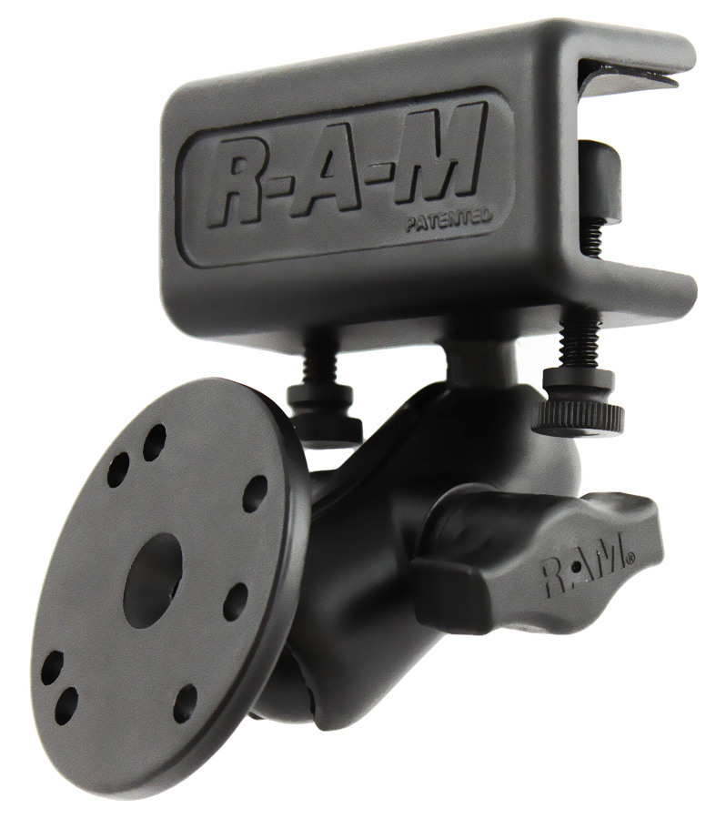 SET: Panelhalterung mit Klammer inkl Verbinder / Basisplatte (RAM-B-177-202U) RAM MOUNTS