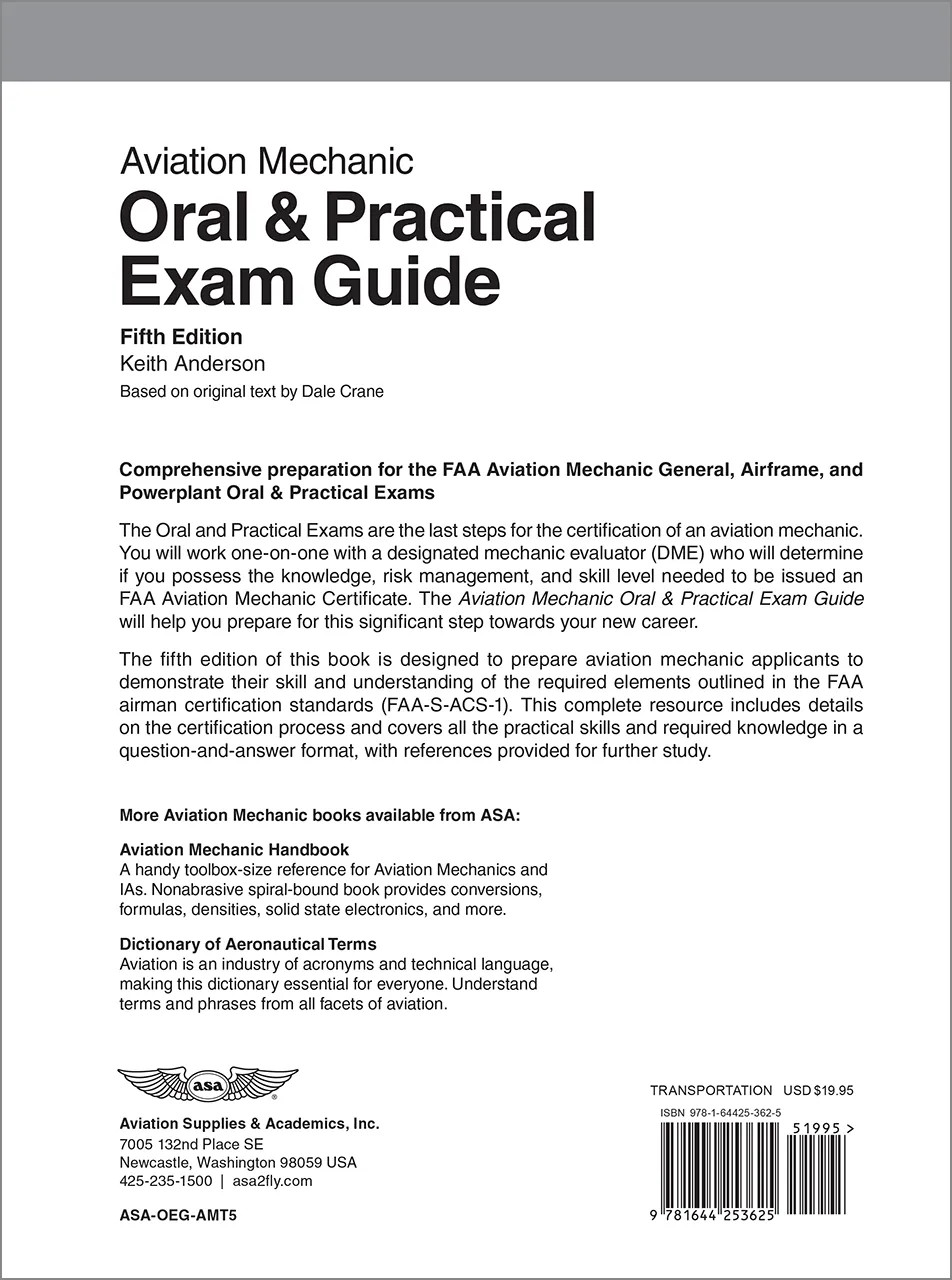 Aviation Mechanic Oral & Practical Exam Guide (5th Edition)