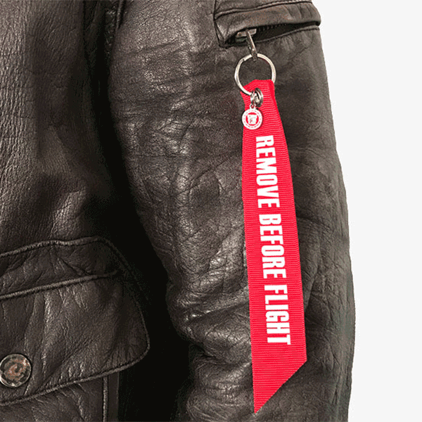 Fähnchen-Anhänger - REMOVE BEFORE FLIGHT (3 Stück)