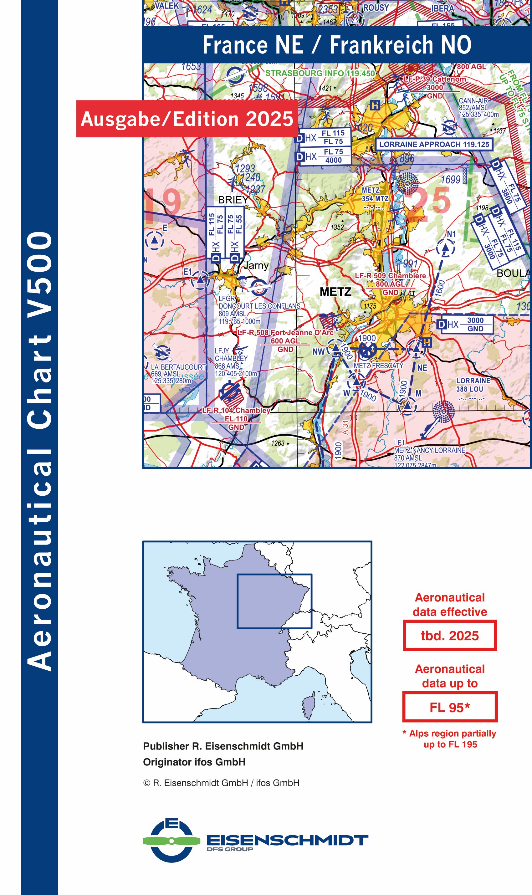 V500 France, Blatt Northeast (Ausgabe 2025)-Vorbestellung