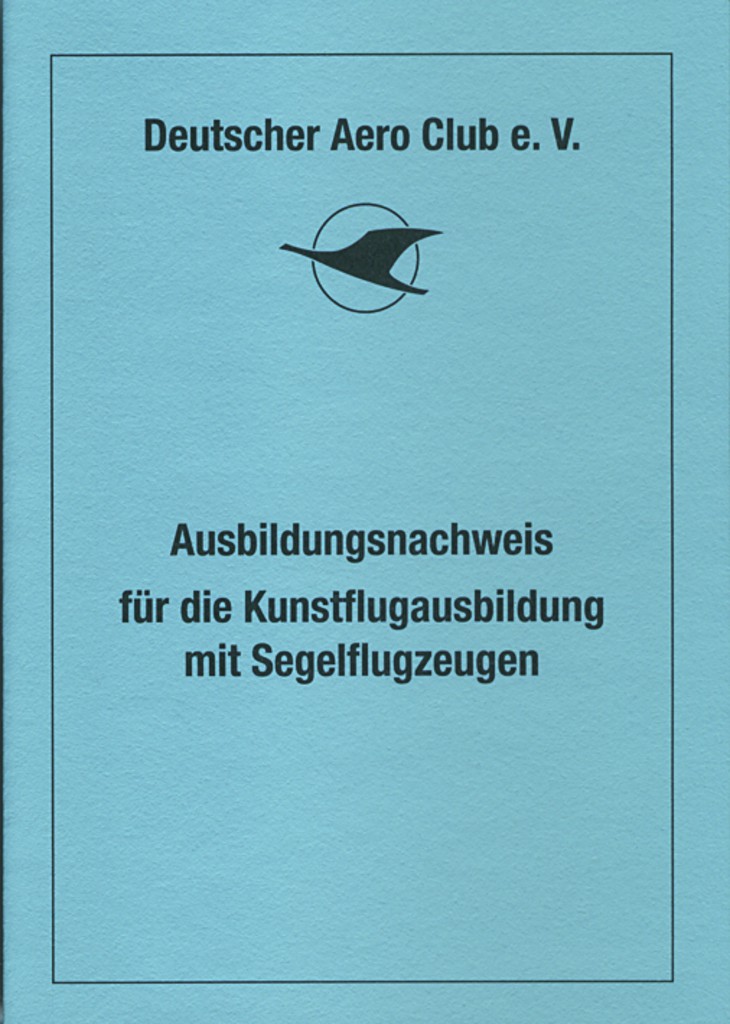 Ausbildungsnachweis für Segelkunstflug