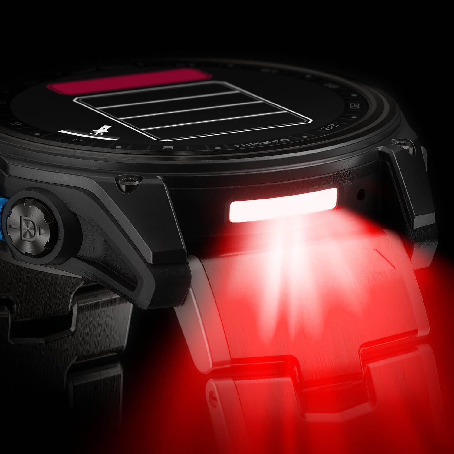 Garmin D2 Mach 2 Smartwatch - Titan-Armband + 51mm AMOLED Touch Display