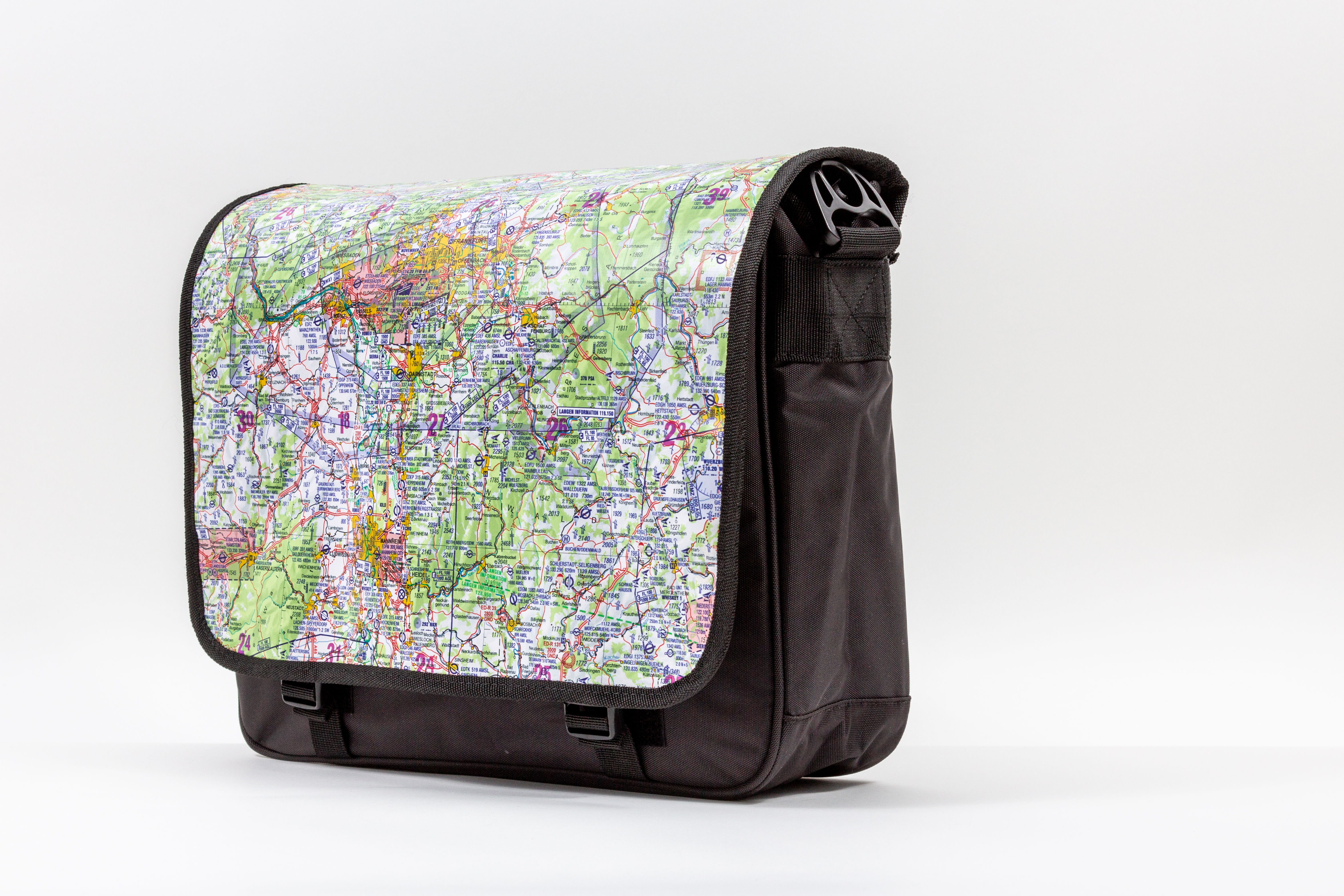 MapBag Echo Sierra (bag-torso and 1 bag-flap in ICAO-chart-design)