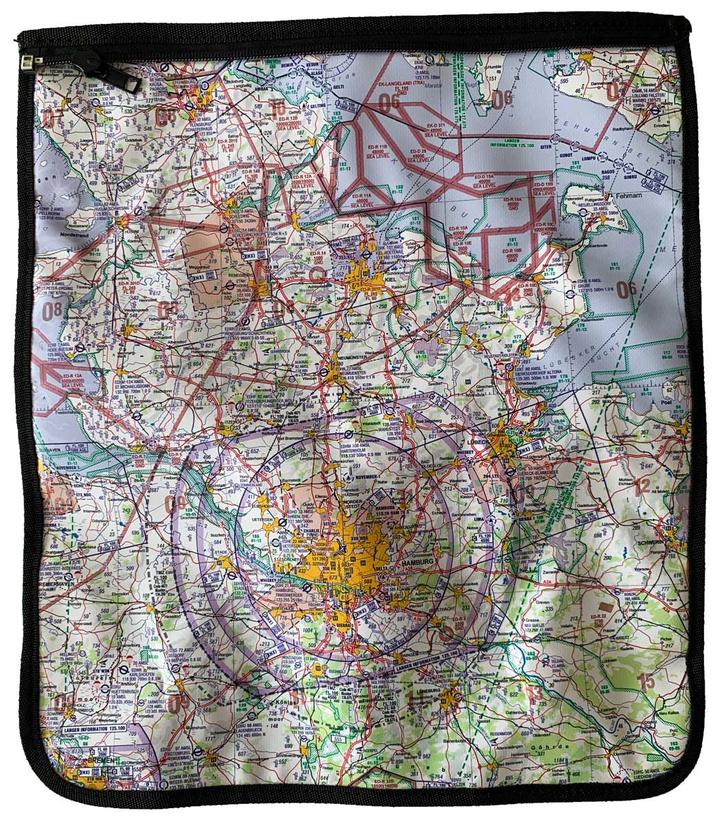 ICAO-Chart Flap for MapBag Echo Sierra (without bag)