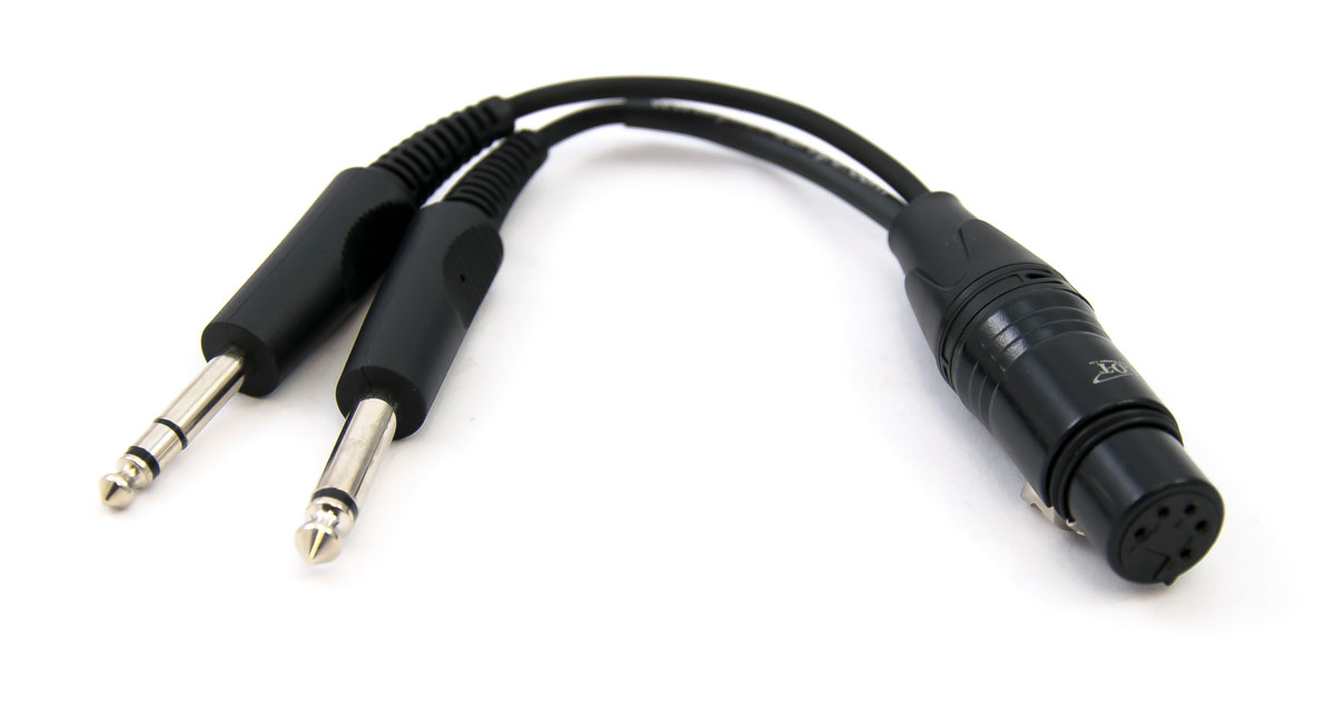 Adapterkabel Buchse XLR5 auf PJ-Stecker (PA81S)
