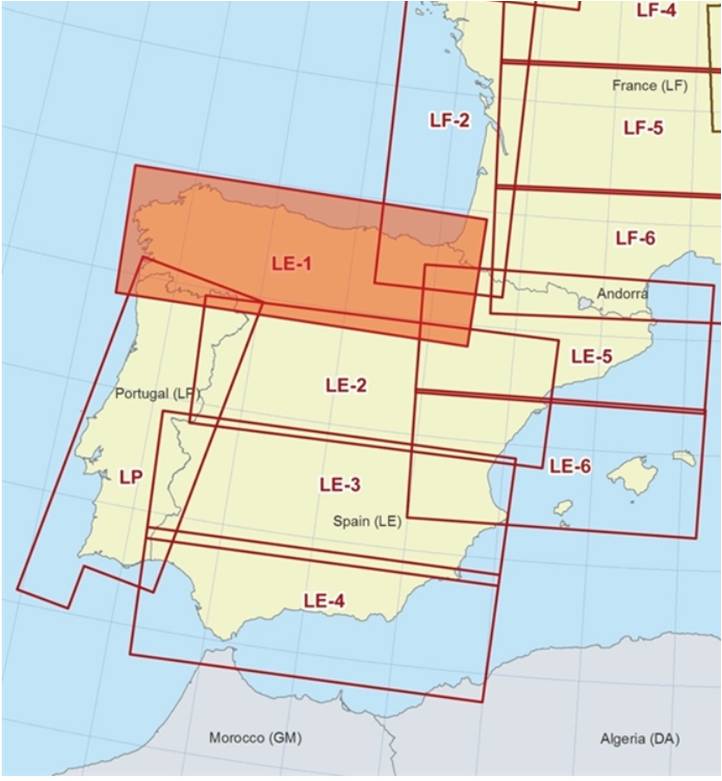 VFR-GPS Chart - Spanien - LE1