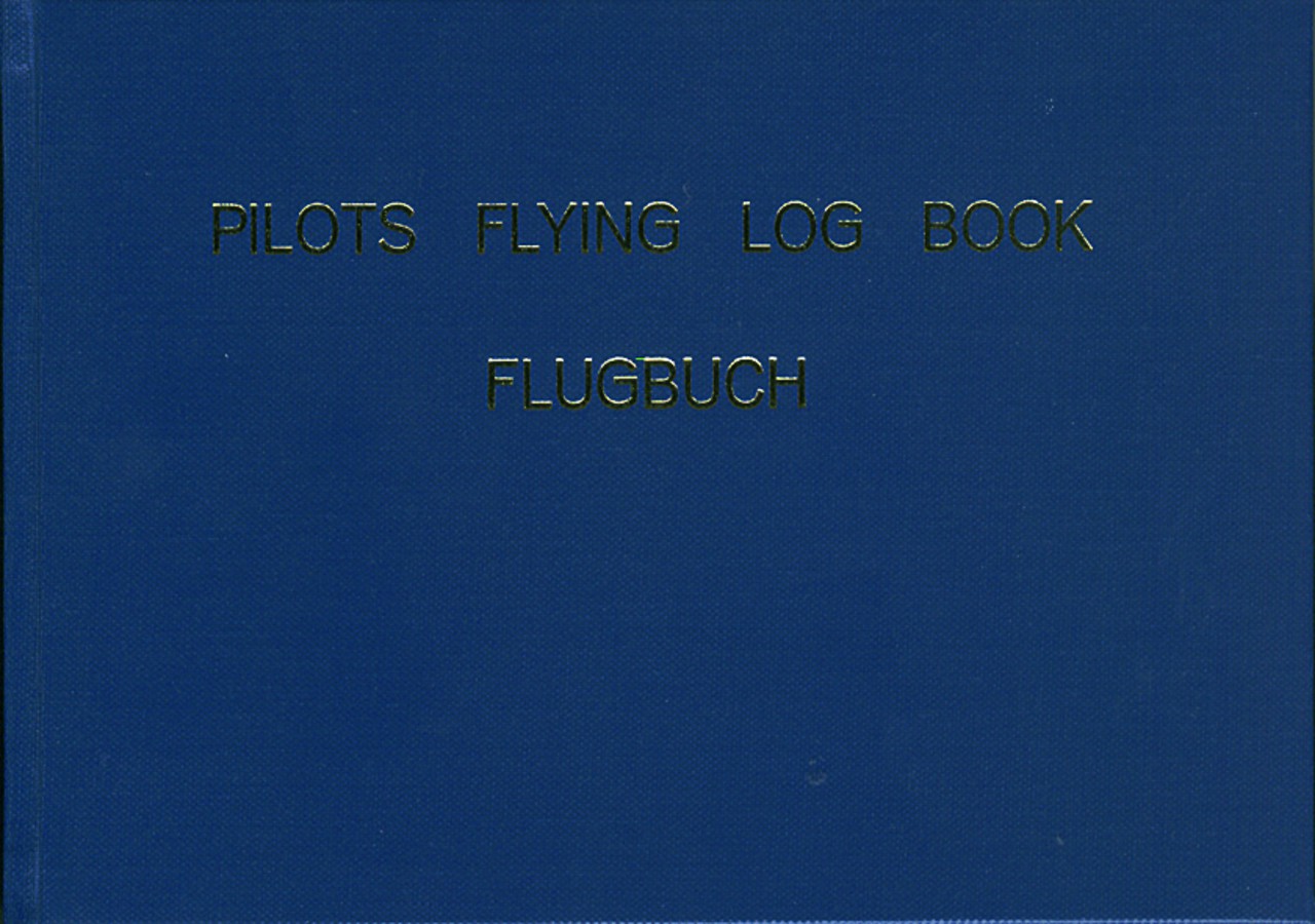PILOTS FLYING LOG BOOK (hellblau)
