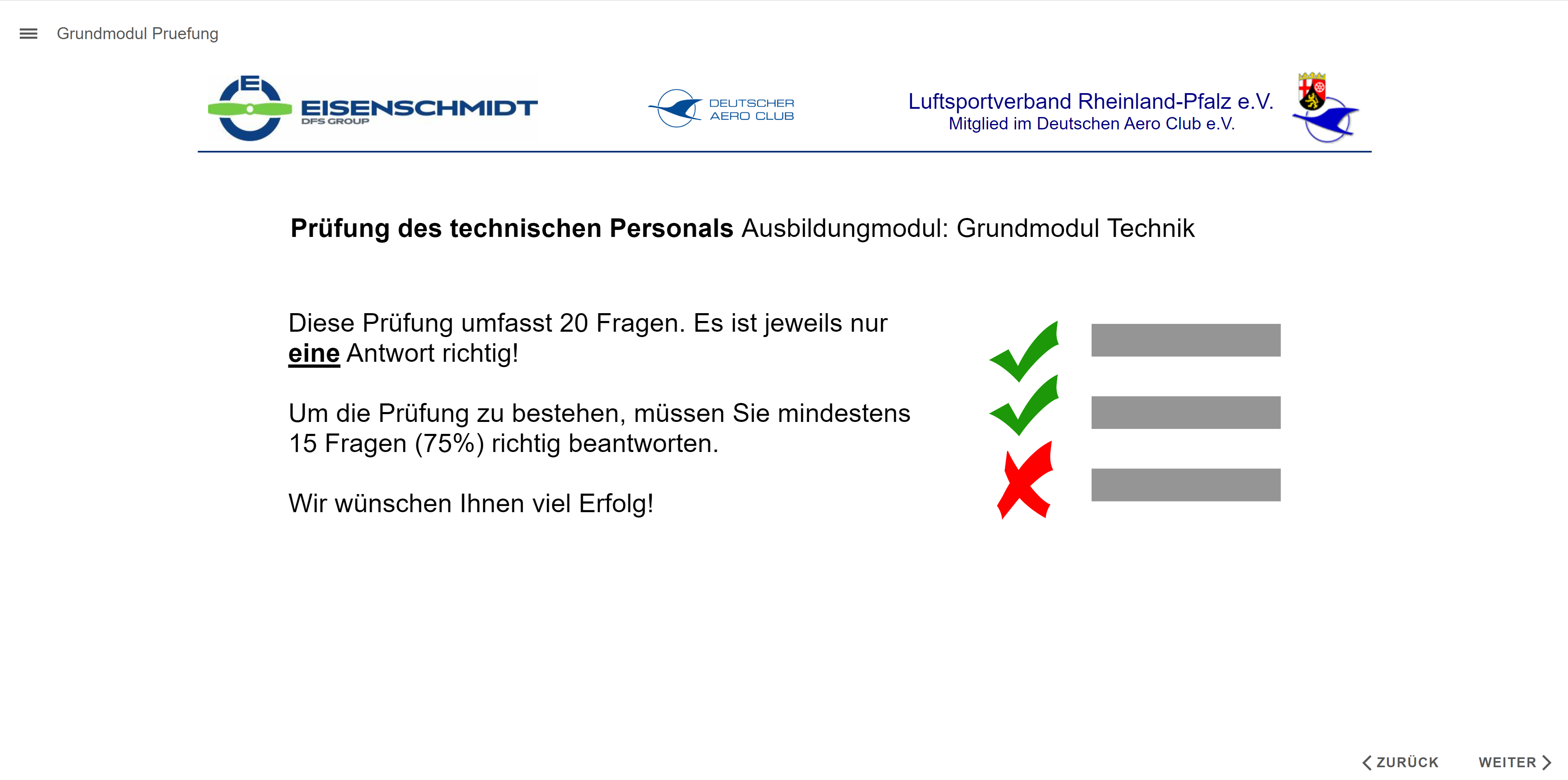 E-Learning Kurs: Grundmodul Technik