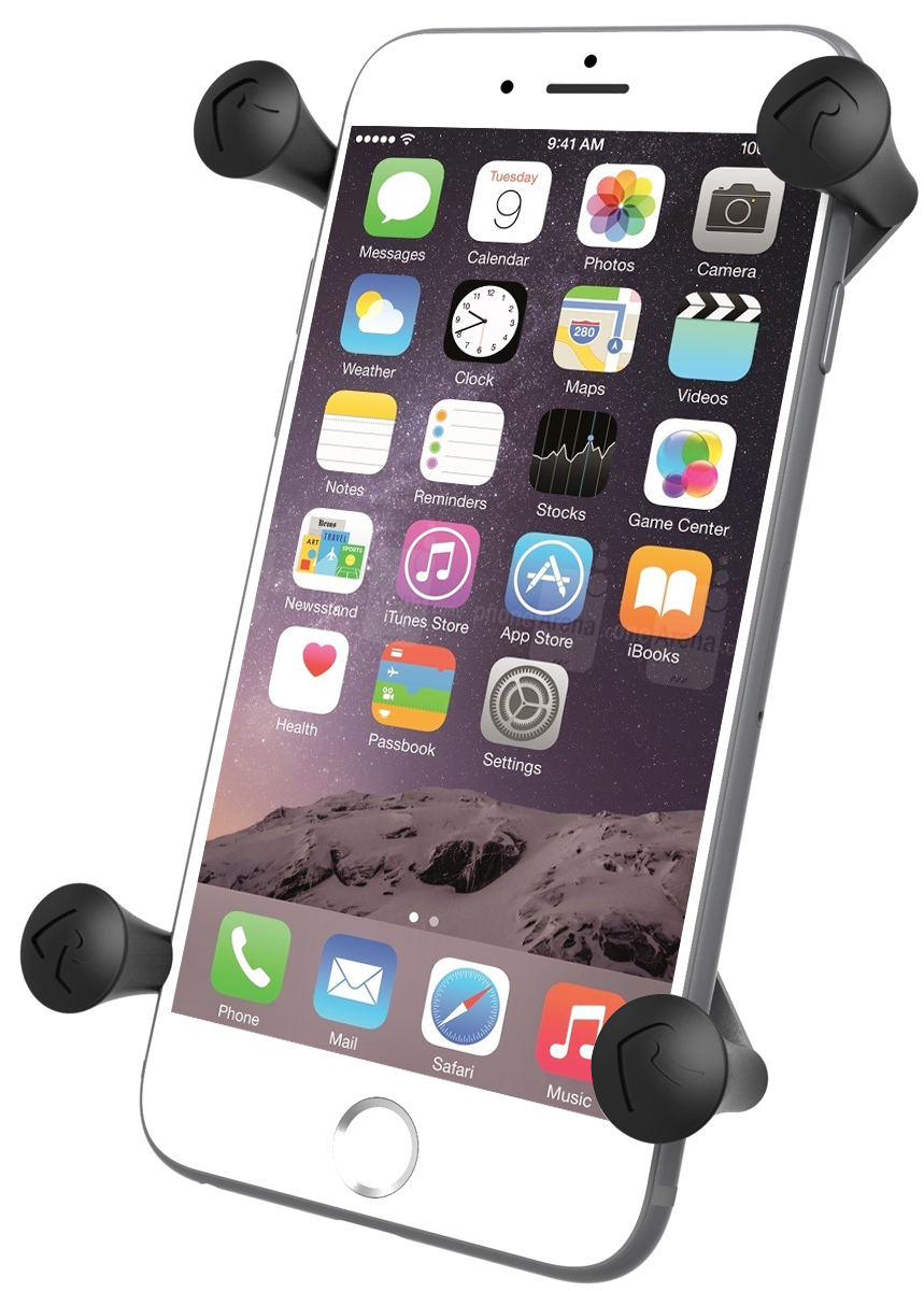 X-Grip IV Universalhalterung für große Smartphones mit 1-Zoll Kugel (RAM-HOL-UN10BU) RAM MOUNT