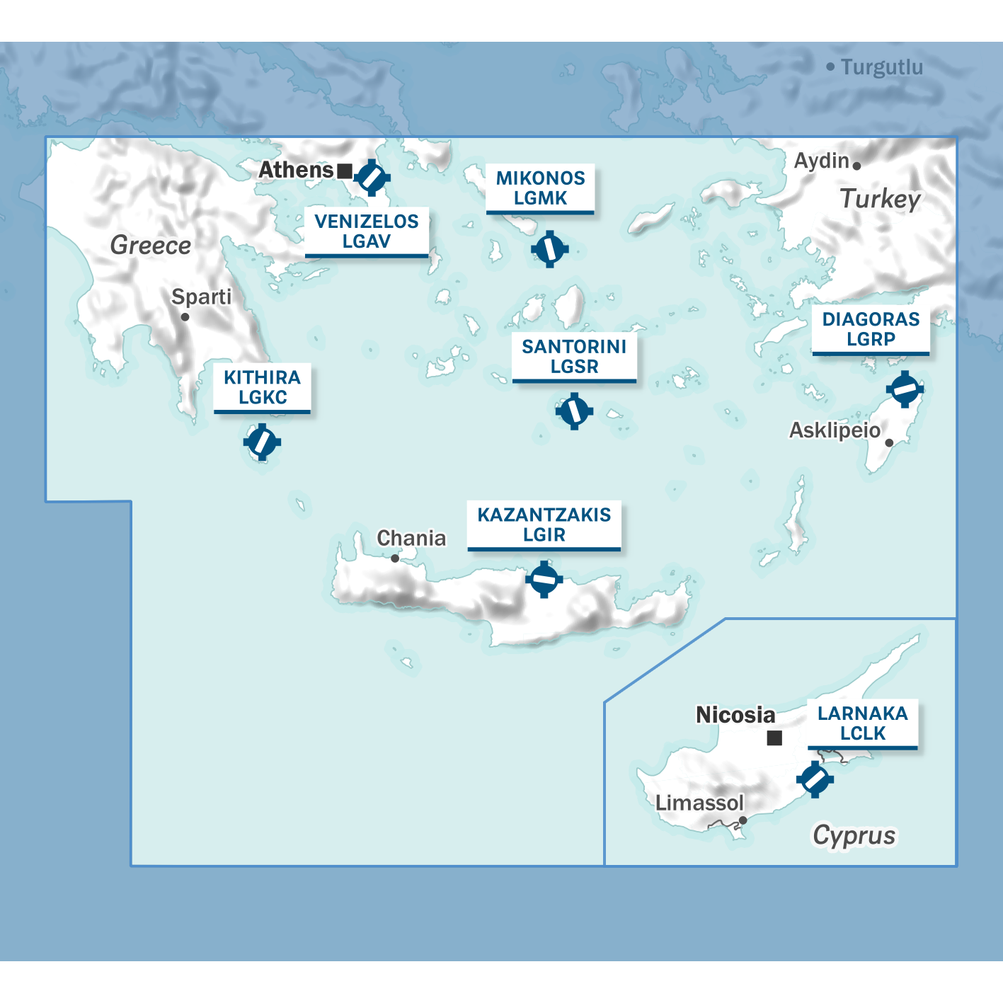 AIR MILLION: VFR-Zoom-Karte Greece / Southern Balkans 1:500.000 (Edition 2025)