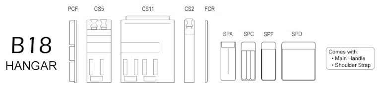 BrightLine Bags FLEX B18 HANGAR