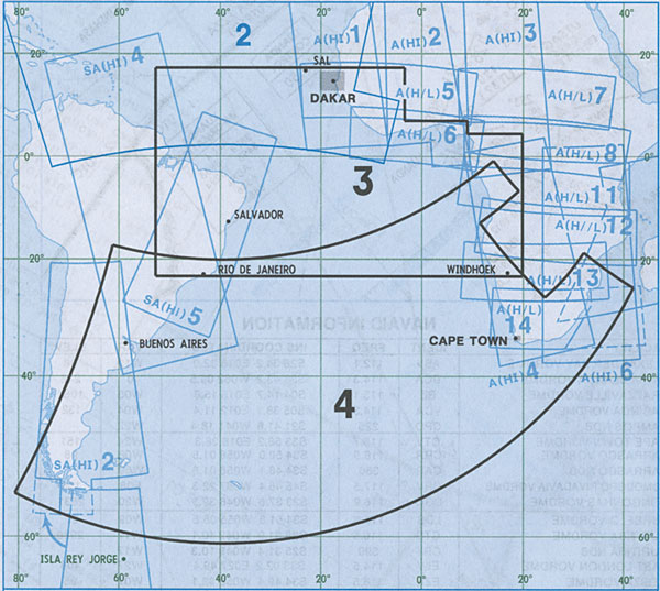 Jeppesen Atlantic Orientation Chart AT(H/L) 3/4