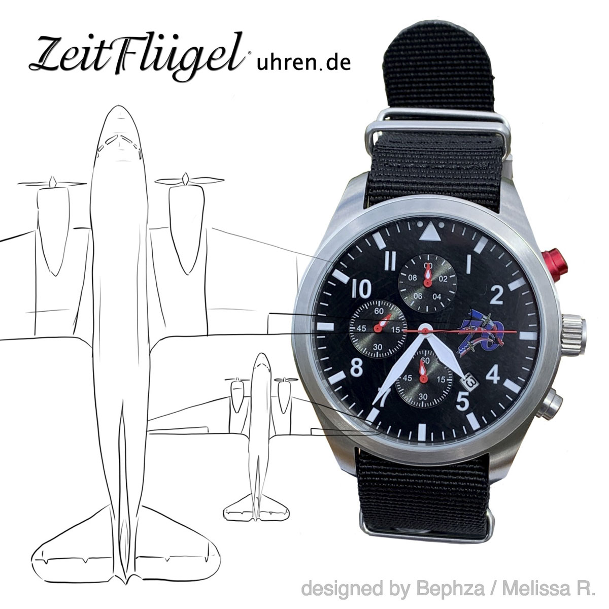 Fliegeruhr "Berlin Airlift 70"