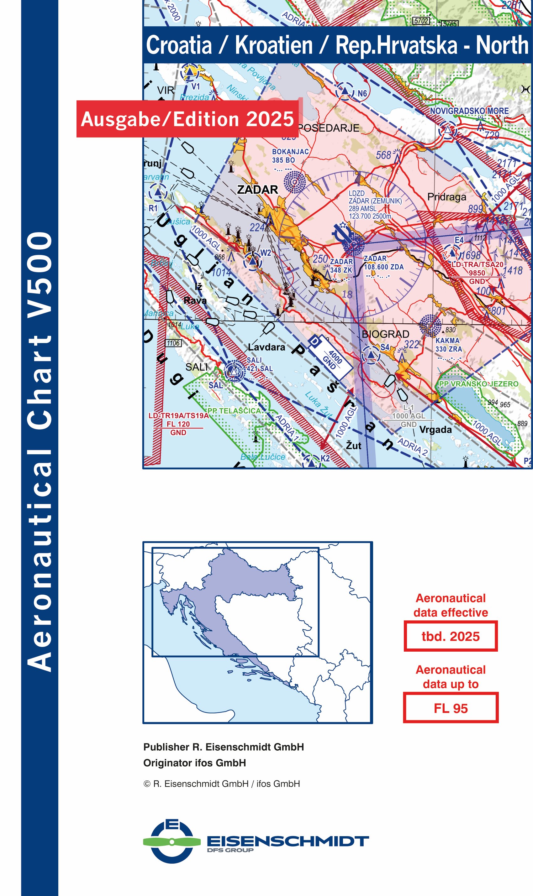 V500 Croatia, Blatt North (Ausgabe 2025)