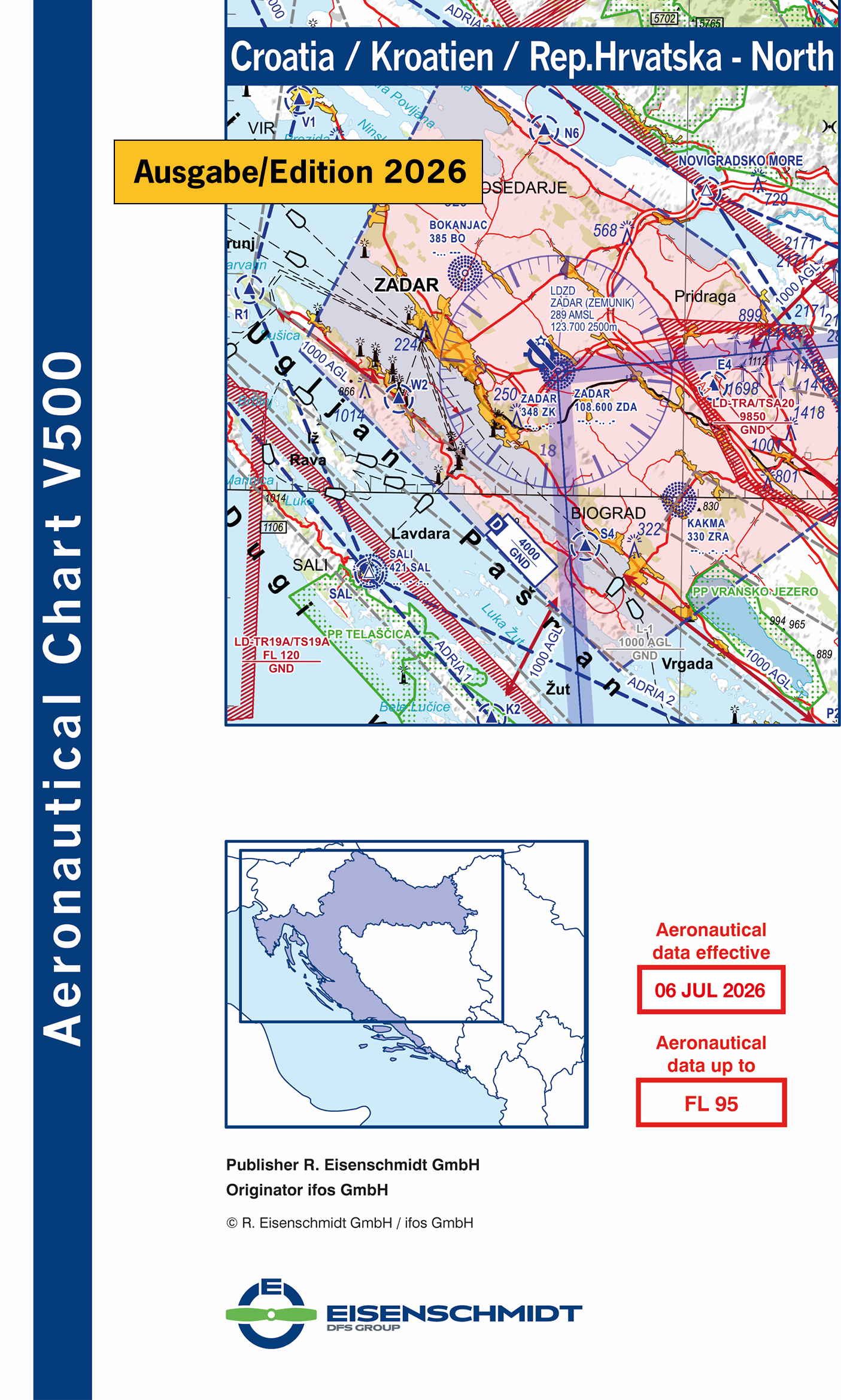 V500 Croatia, Blatt North (Ausgabe 2026) Vorbestellung