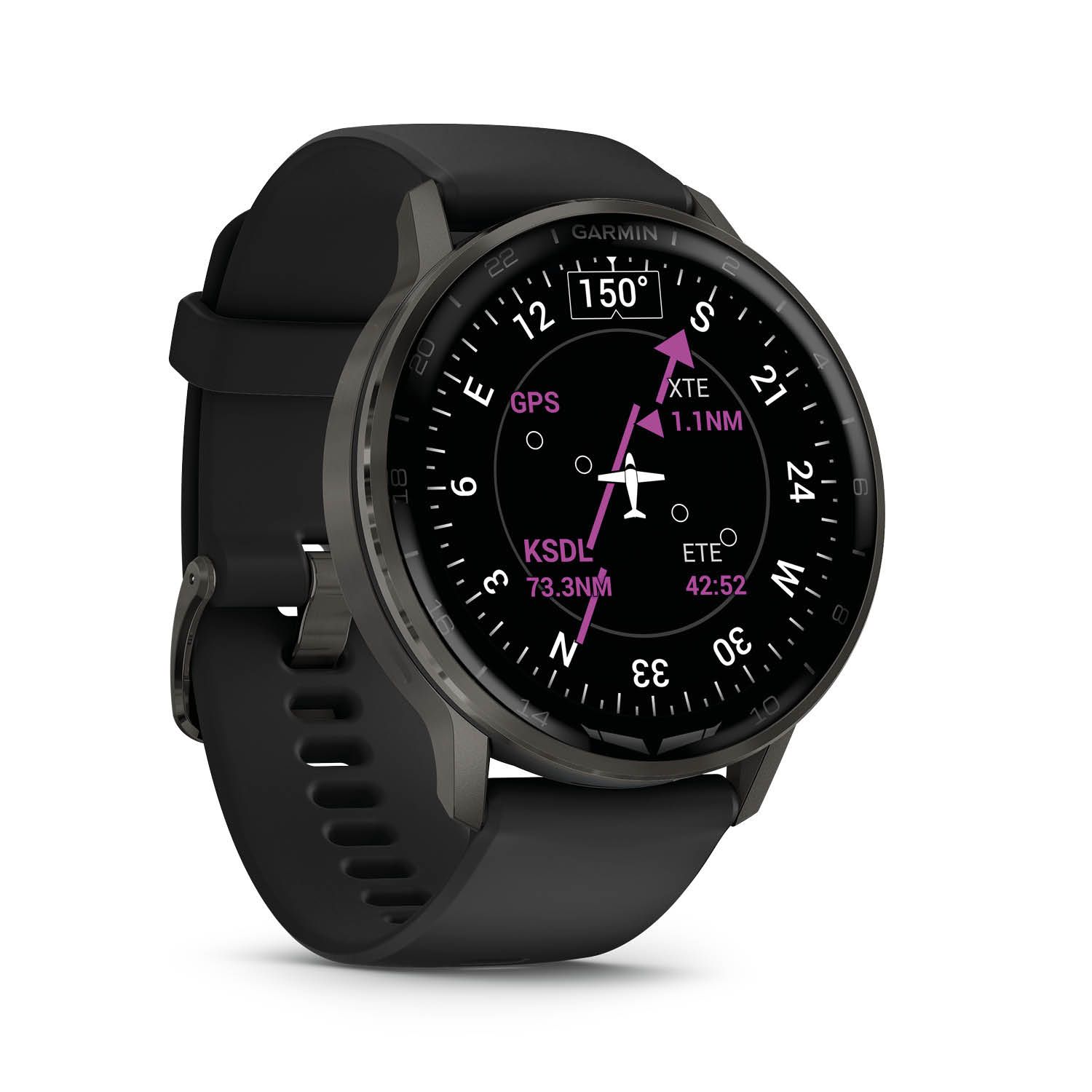 Garmin D2 Air X15 - Aviator Smartwatch - Schieferfarbenes Gehäuse
