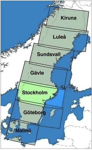 ICAO-Karte Schweden: Stockholm Ausgabe 2024